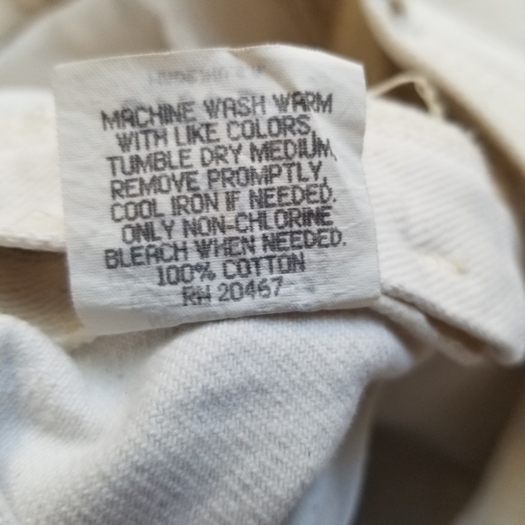 Vintage 90s y2k Off-White Denim High Rise Waisted Mom Jeans 25" Waist VSCO - Picture 8 of 10